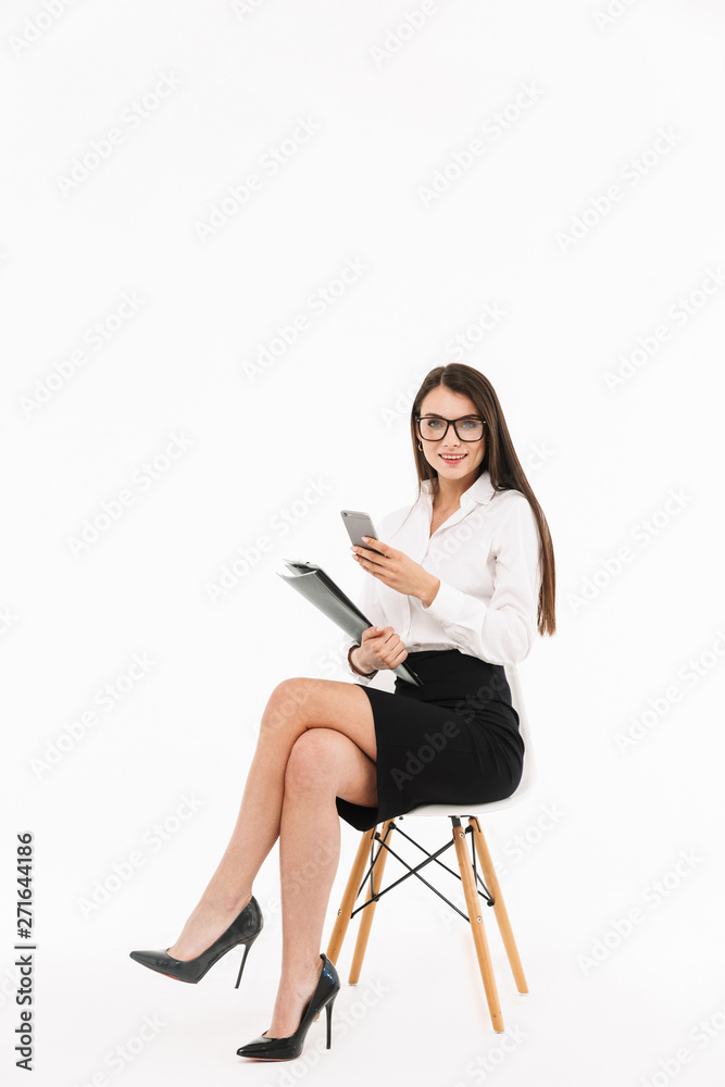 Full length portrait of an attractive young businesswoman Full length portrait of an attractive young businesswoman