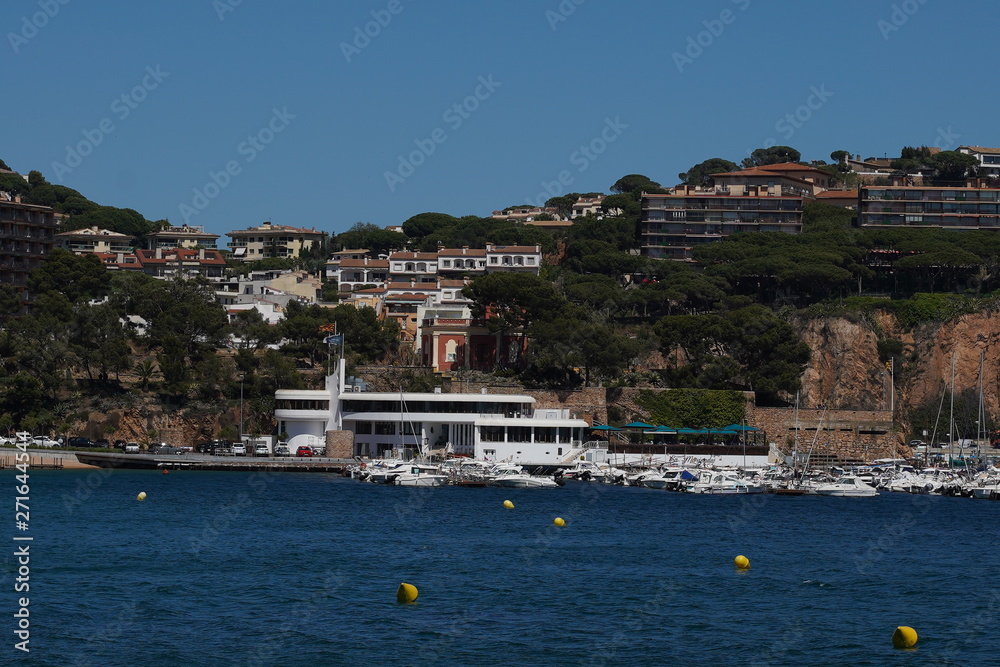 Obraz premium Sant Feliu de Guixols. Village in Costa Brava. Girona. Catalonia,Spain