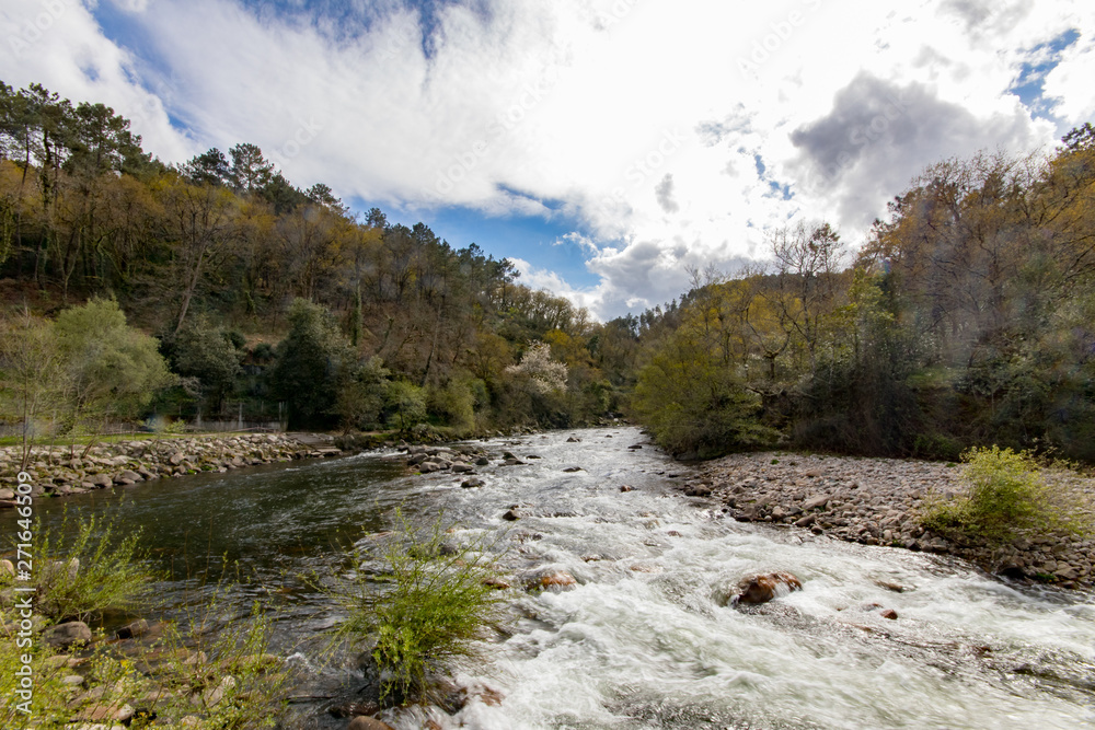 river in the mountains