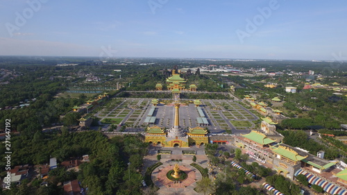 Aerial of Dai Nam Wonderland, binh duong province , Vietnam © buiquang