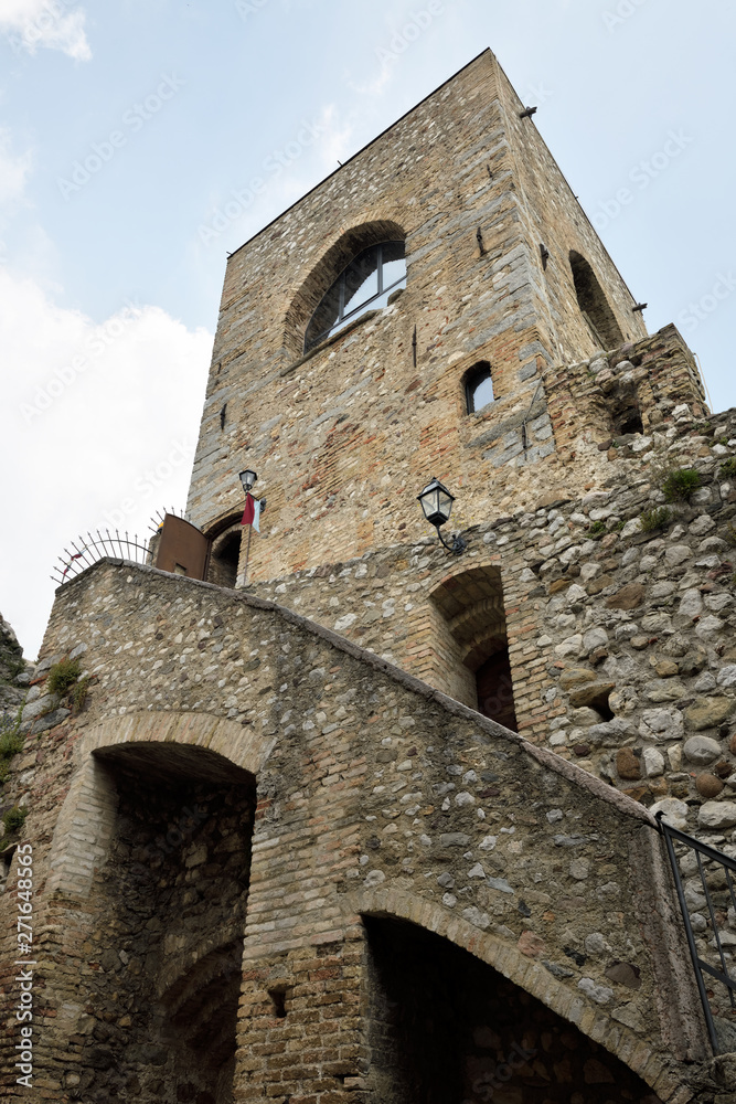 Medieval Tower Padenghe Garda Lake Italy