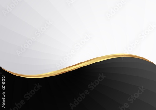black and white abstract wavy background