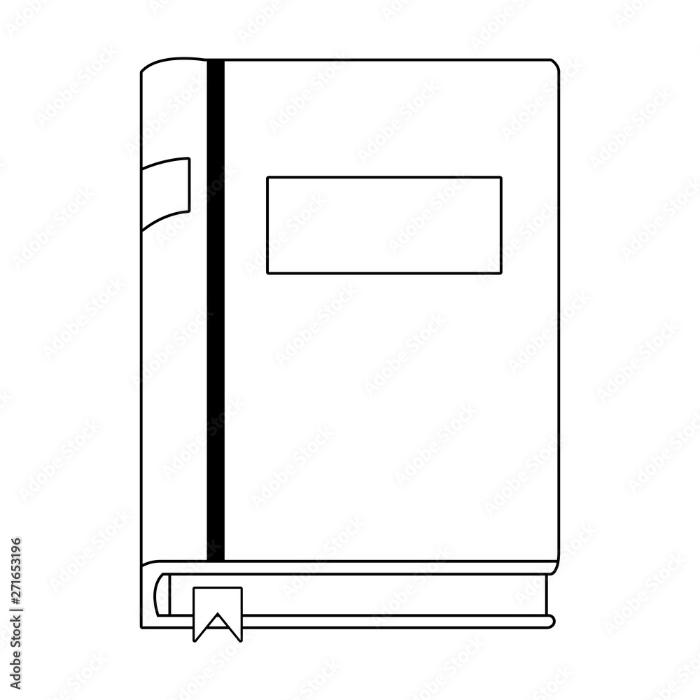 closed book icon cartoon isolated black and white closed book icon cartoon isolated black and white