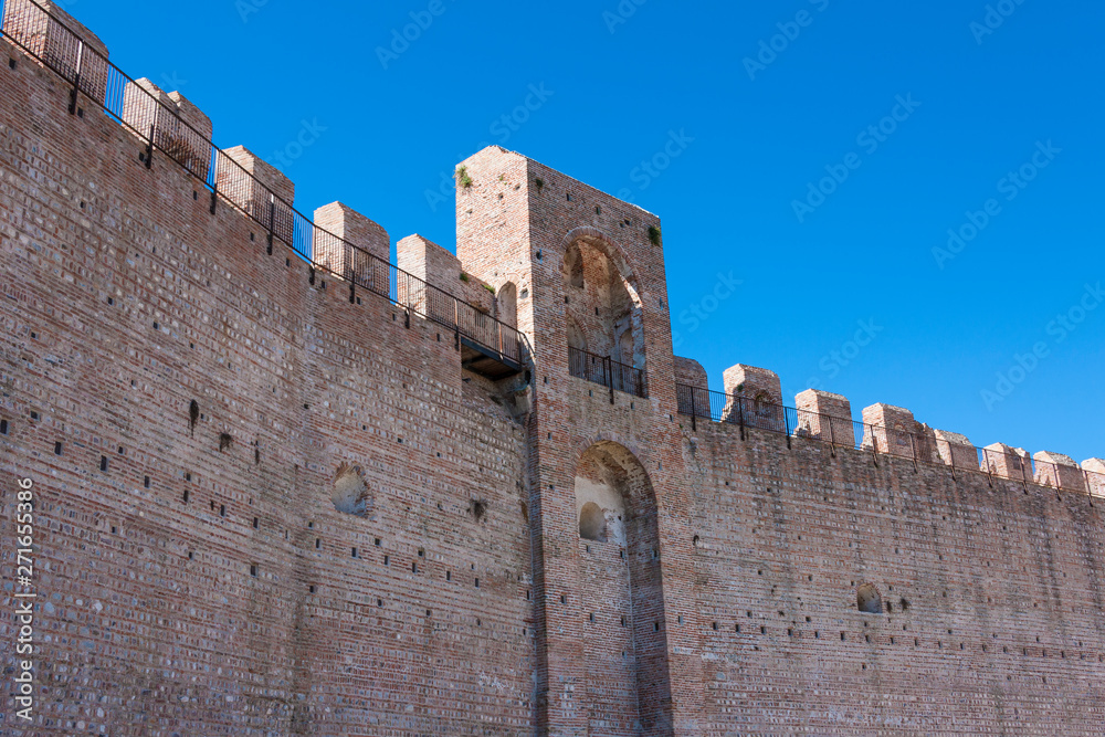 The town of Cittadella in Italy