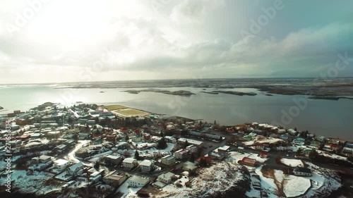 Capital of Iceland, aerial