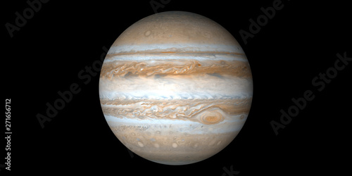 jupiter gas planet black background