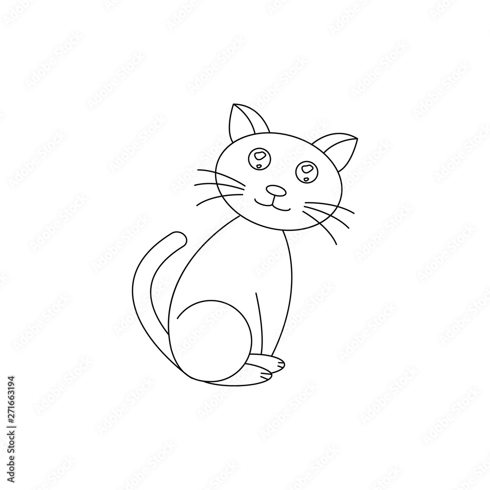 A cat of icon pet good animal A cat of icon pet good animal