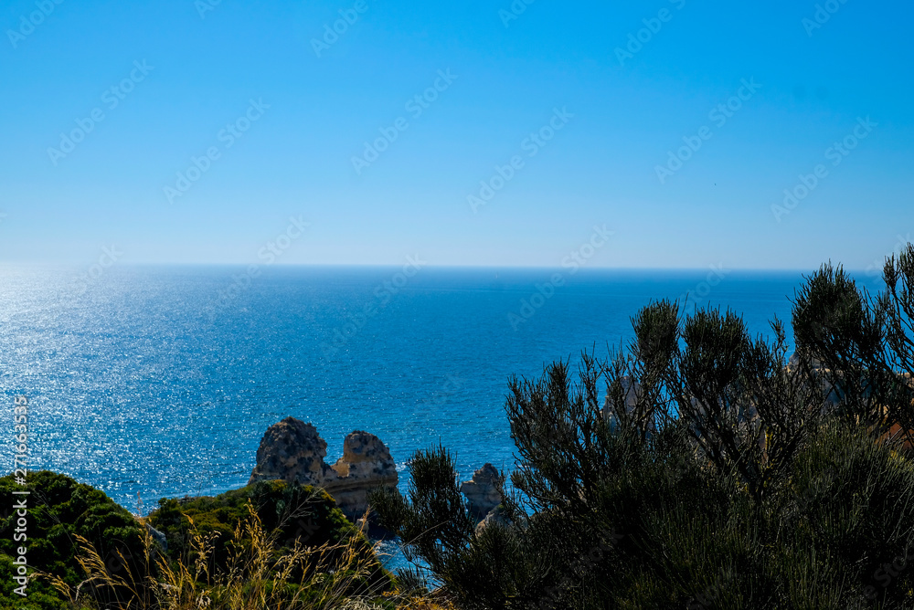 Coastal landscape of Algarve, Portugal