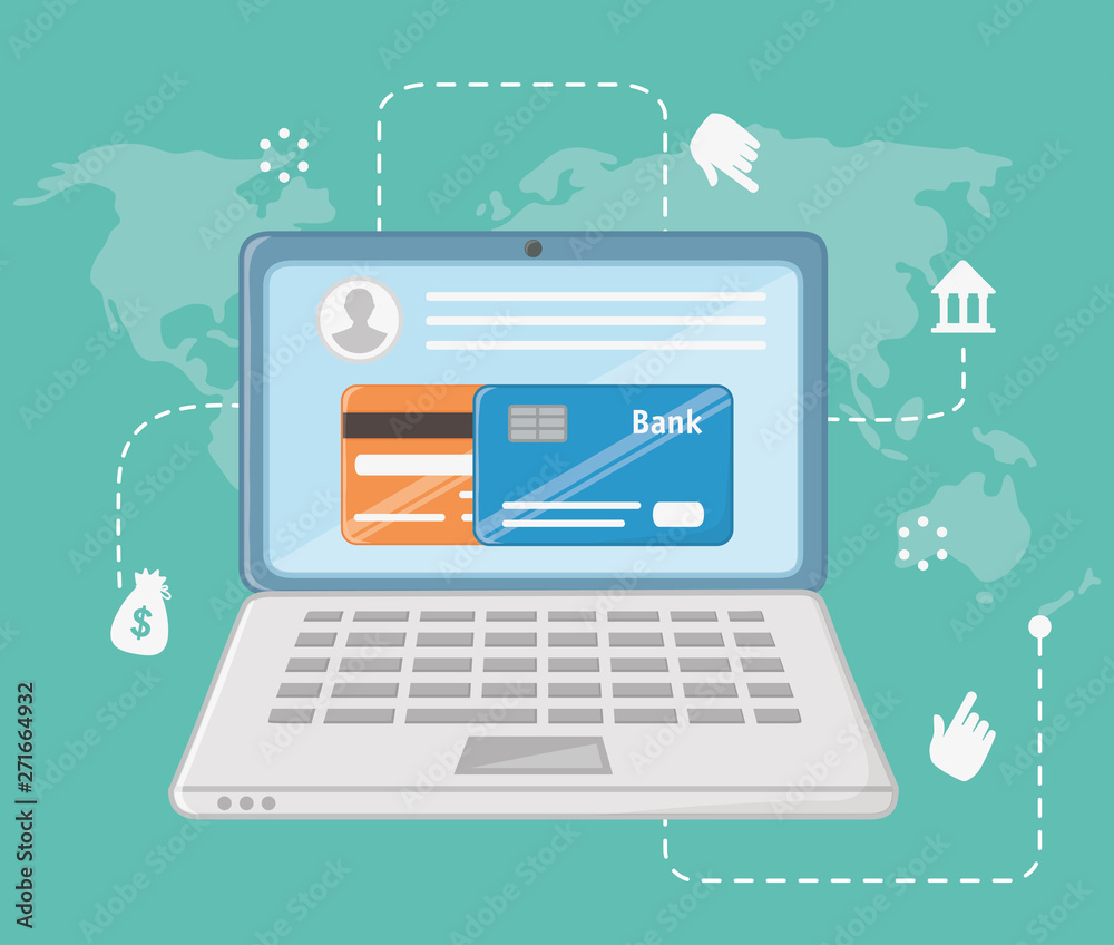 Payment online icon set design Payment online icon set design