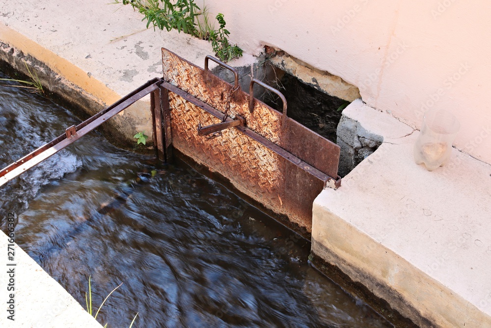 The lei water system channels water from the Swartberg mountains to the town of Prince Albert in South Africa.