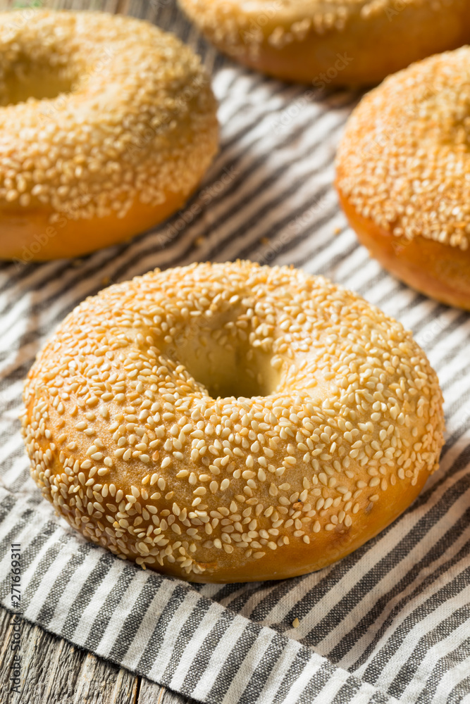 Homemade Sesame Seed Bagels Homemade Sesame Seed Bagels