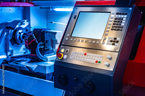 CNC Metalworking center. Ma...
