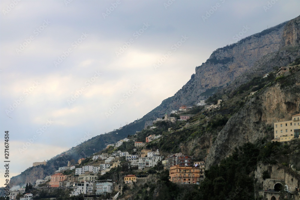 view from amalfi coast