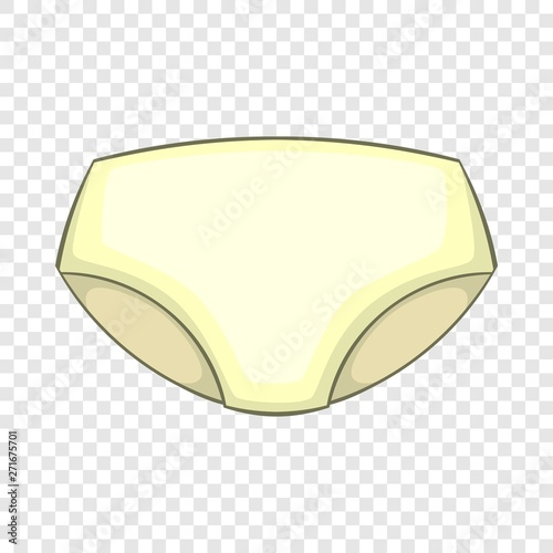 Women classic briefs icon. Cartoon illustration of women classic briefs vector icon for web