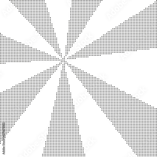 Halftone dots Burst Pop art...