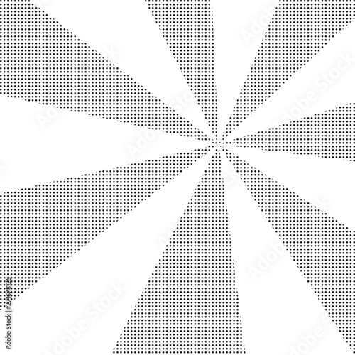 Halftone dots Burst Pop art...