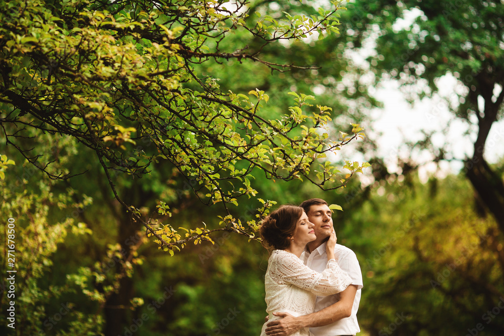 Portrait of a happy young couple enjoying a day in the park together Portrait of a happy young couple enjoying a day in the park together