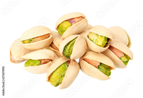 pistachio isolated on a white background. Food