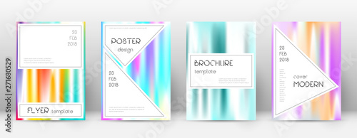 Flyer layout. Stylish magnificent template for Bro