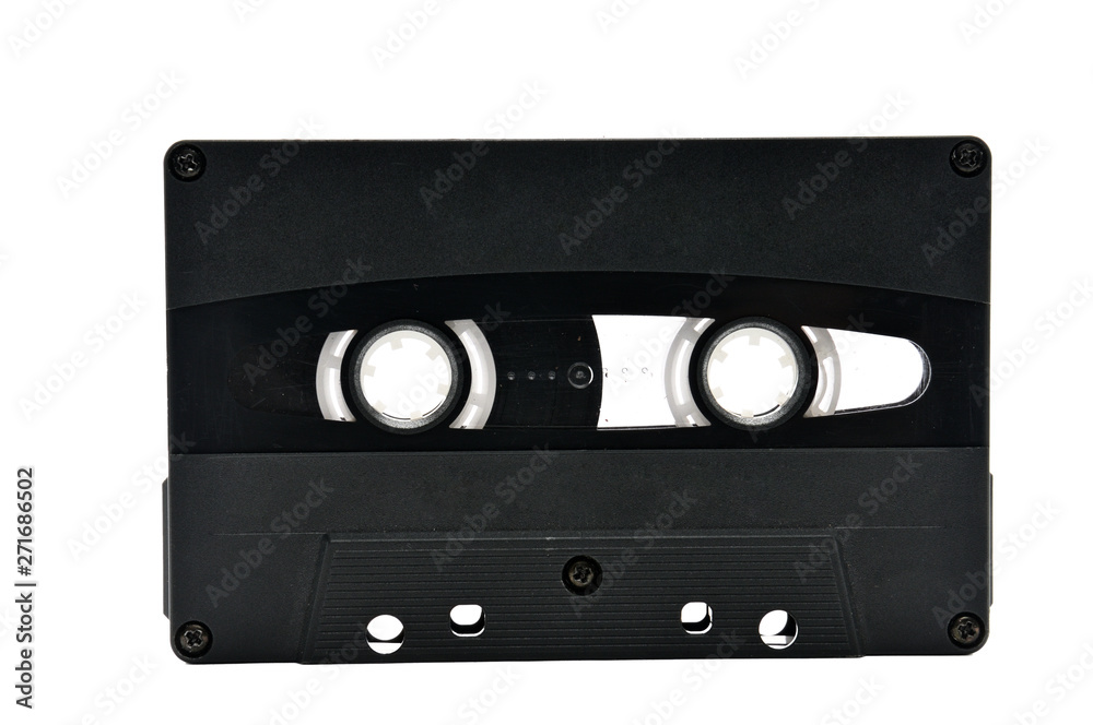 Audio cassette to record sound 70s 90s years