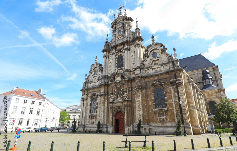 Church of St. Jean Baptiste au Beguinage in Brussels, Belgium