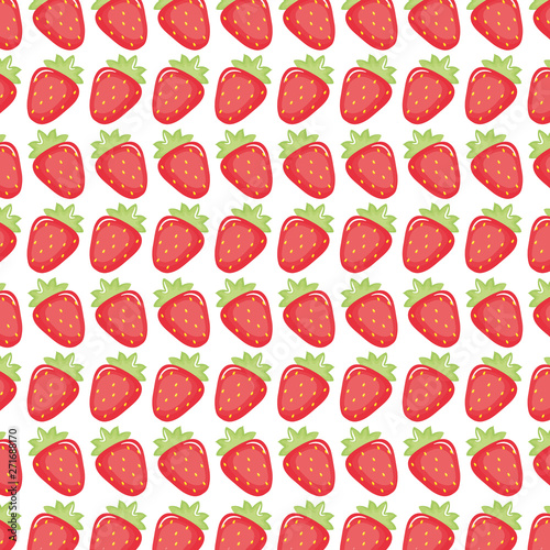 fresh strawberries fruits pattern background
