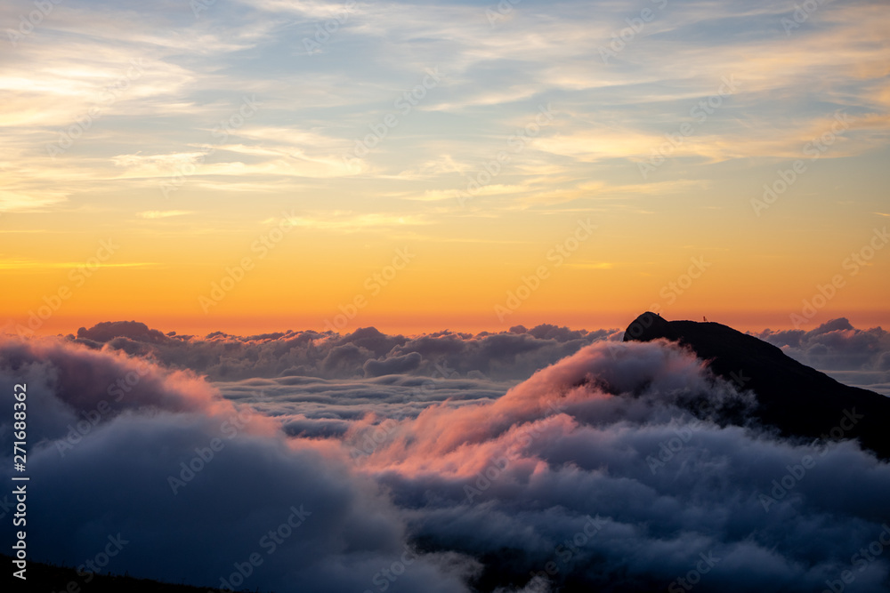 Sunrise At The Mountains