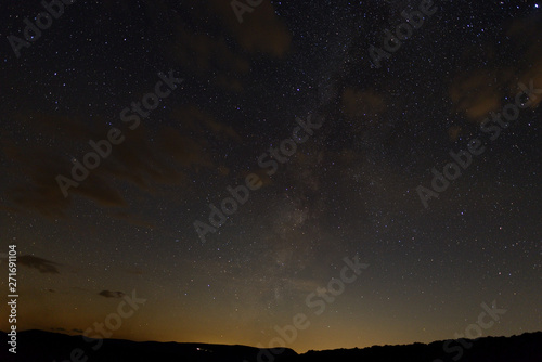Night sky from Skyline Drive, Shenandoah National park, Virginia