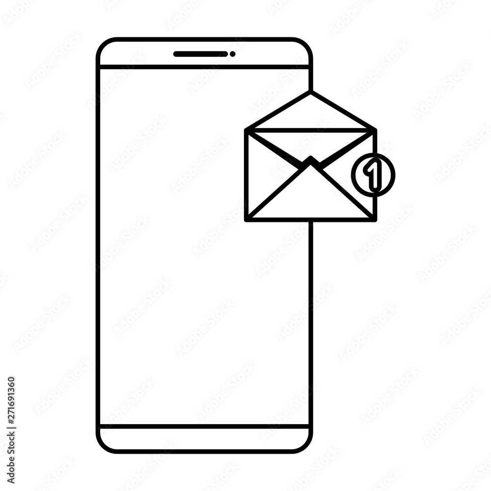 smartphone technology with envelope email smartphone technology with envelope email