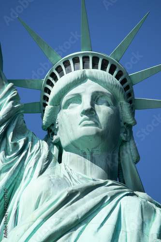 Statue of liberty's face