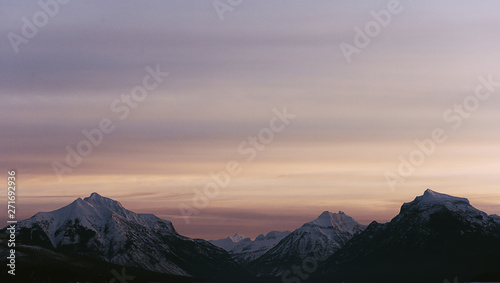 mountain sunset