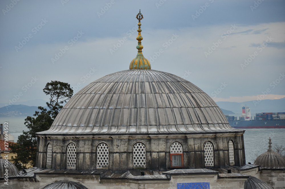 Istanbul, Turkey– January 18 , 2013, Mosque of the Istanbul city