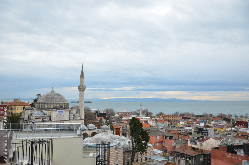 Istanbul, Turkey– January 18 , 2013, Mosque of the Istanbul city