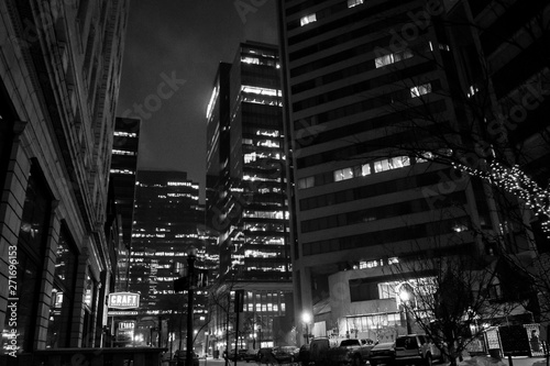 City life at night