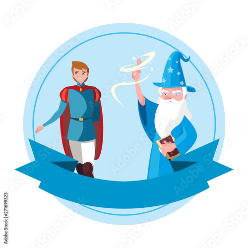 prince charming and wizard of tales characters