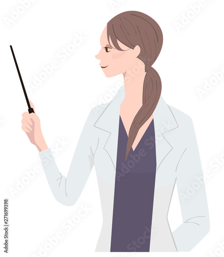白衣の女性イラストベクター素材 Stock Vector Adobe Stock 白衣の女性イラストベクター素材 Stock Vector Adobe Stock