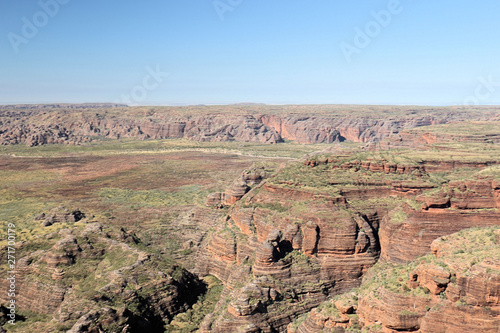 Aerial View of a Gorge in the Bungle Bungles Western Australia