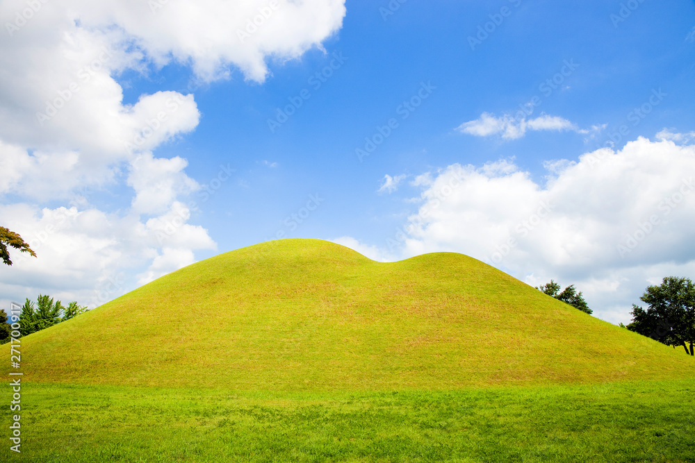 Daereungwon Ancient Tombs is an ancient tomb from the Silla Dynasty. Daereungwon Ancient Tombs is an ancient tomb from the Silla Dynasty.