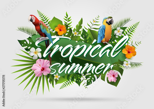 Trendy Summer Tropical Design25