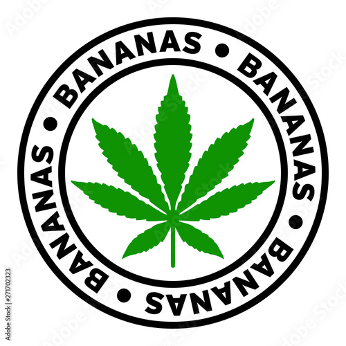 Round Bananas Marijuana Strain Clipart