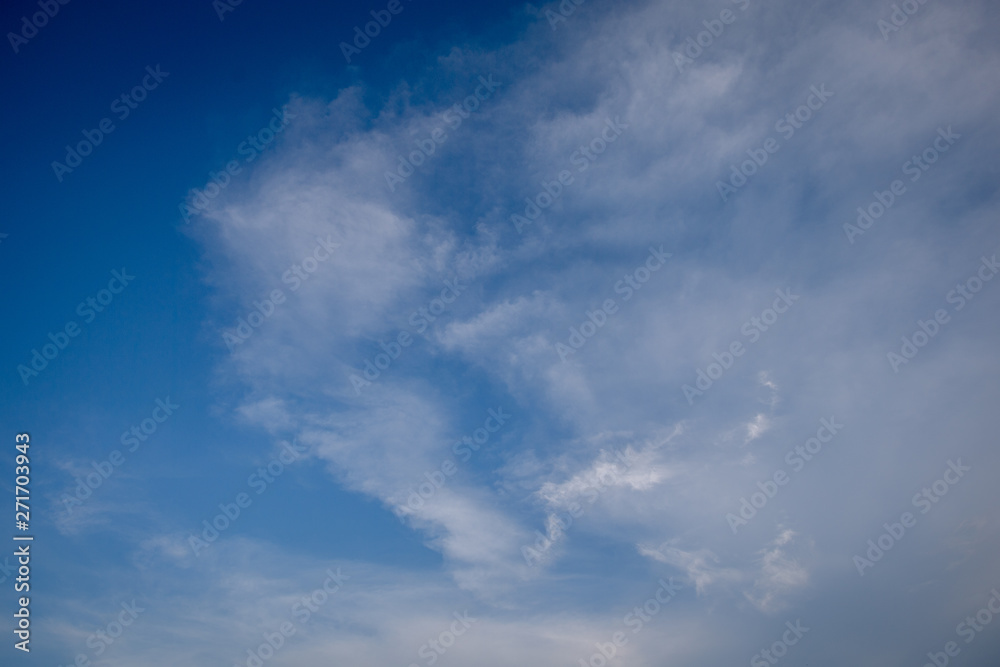 Blue sky with cloud