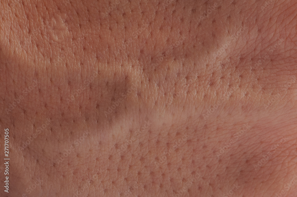 Fototapeta premium Pink skin surface with pores