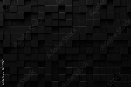 Abstract background with dark concept. 3D rendering.