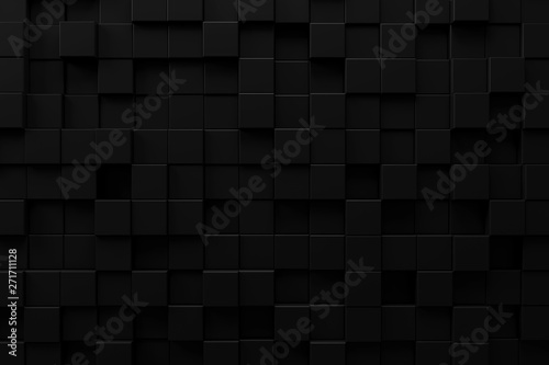 Abstract background with dark concept. 3D rendering.