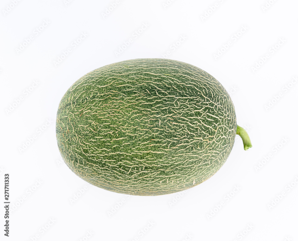 Cantaloupe melon on white background Cantaloupe melon on white background