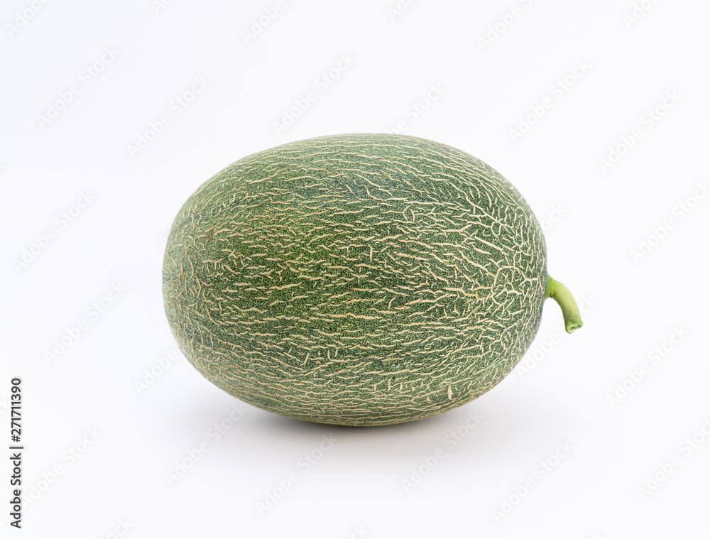 Cantaloupe melon on white background Cantaloupe melon on white background