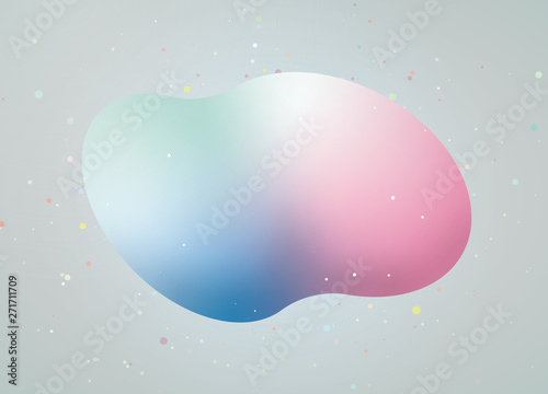 立体的なイラスト　グラデーション　イメージ
