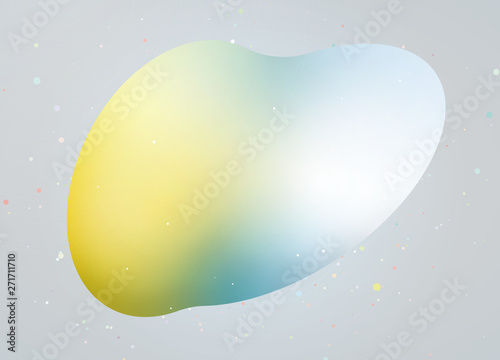立体的なイラスト　グラデーション　イメージ