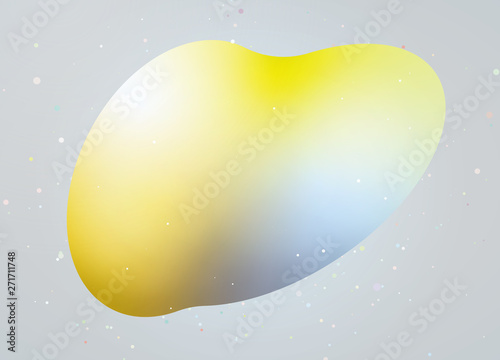 立体的なイラスト　グラデーション　イメージ