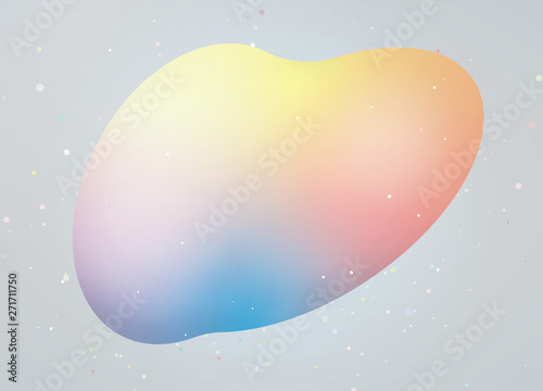 立体的なイラスト　グラデーション　イメージ